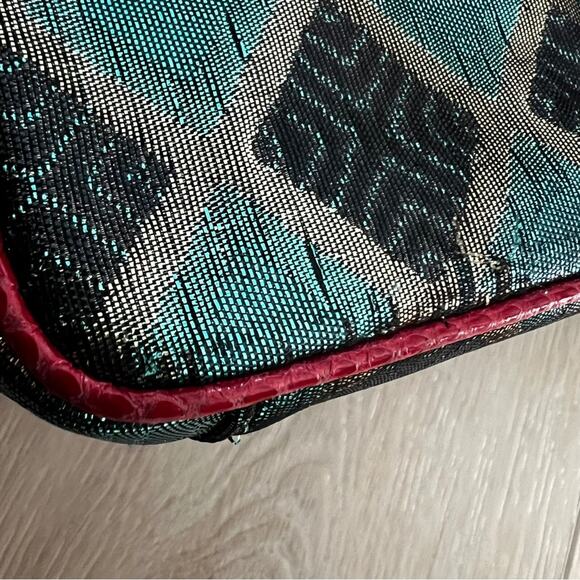 Dolce & Gabbana Mini Lucia Bag | Jacquard Lurex Fabric Snakeskin Embellished - Picture 6 of 8